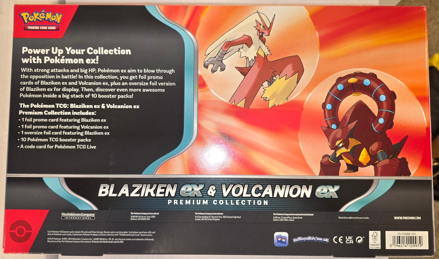 Blaziken ex & Volcanion ex Premium Box - Tall Grass Grabs