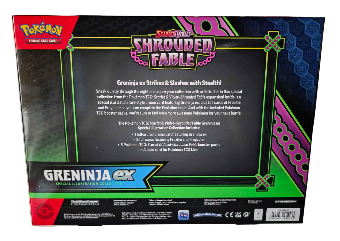 Shrouded Fable - Greninja ex Special Illustration Box - Tall Grass Grabs