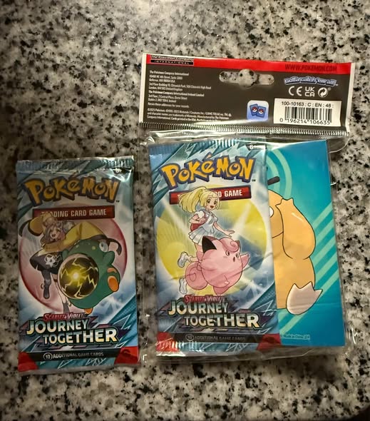 Pokémon Journey Together Booster Pack with Mini Portfolio for Trading Card Game Collectors - Tall Grass Grabs