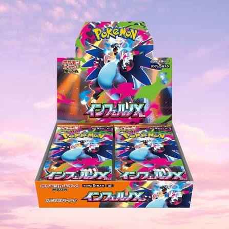 Pokemon TCG Inferno X Phantasmal Flames Japanese Booster Box 30 Packs 150 Cards for Collectors and Enthusiasts - Tall Grass Grabs