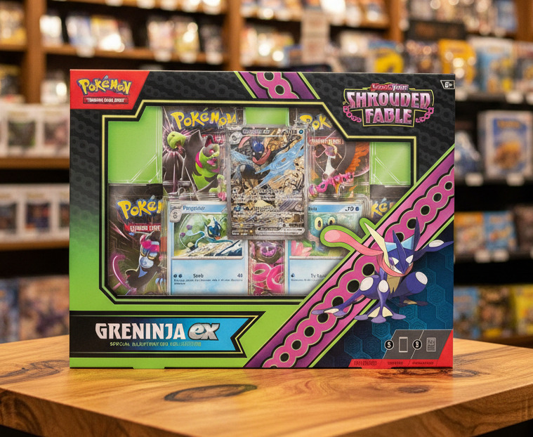 Shrouded Fable - Greninja ex OR Kingdra ex Special Illustration Collection Pokémon Trading Card Game Set - Tall Grass Grabs