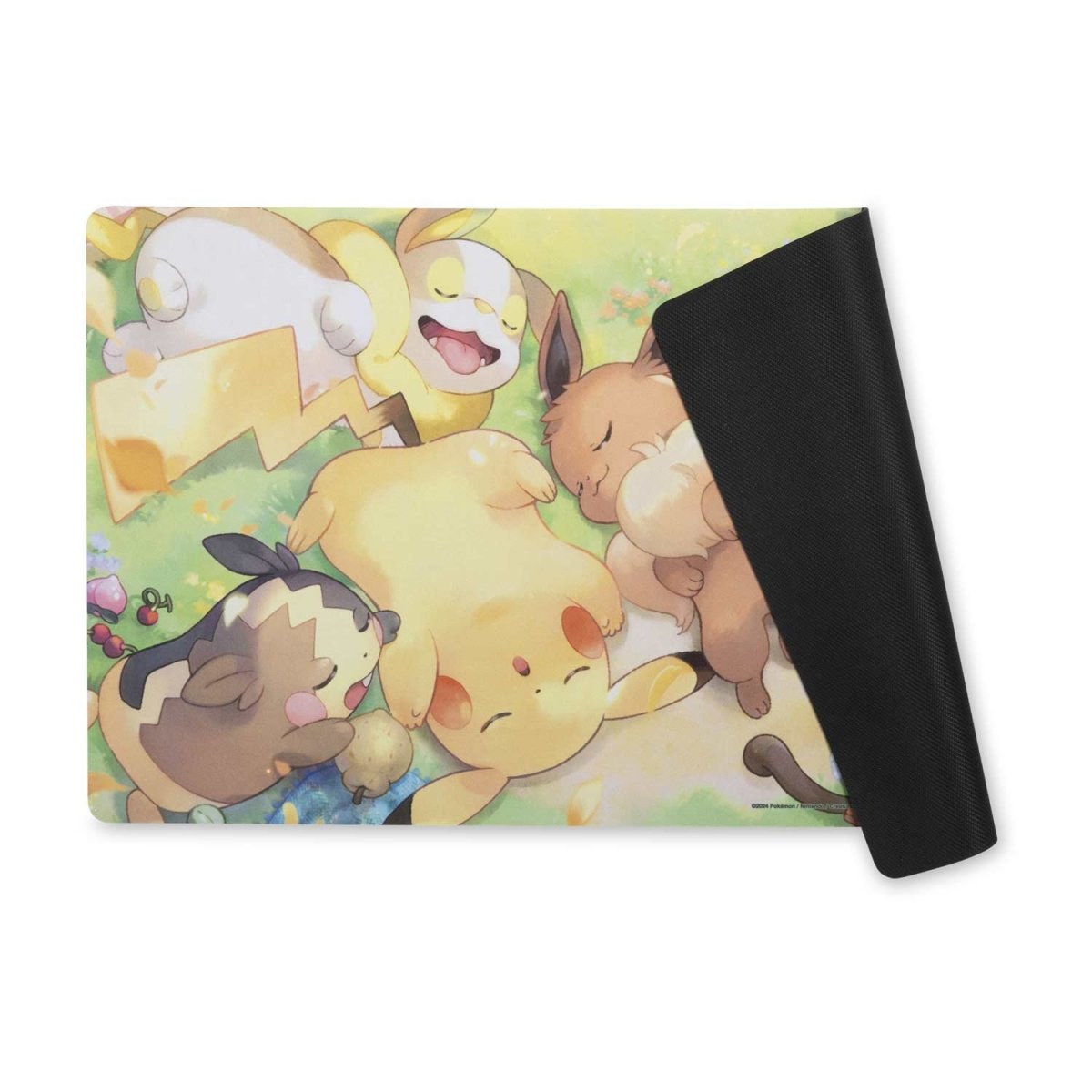 Pokemon Center Exclusive Playmat - Berry Sleepy - Anti-Slip Back Ideal for Trading Card Games Featuring Iconic Characters - Tall Grass Grabs