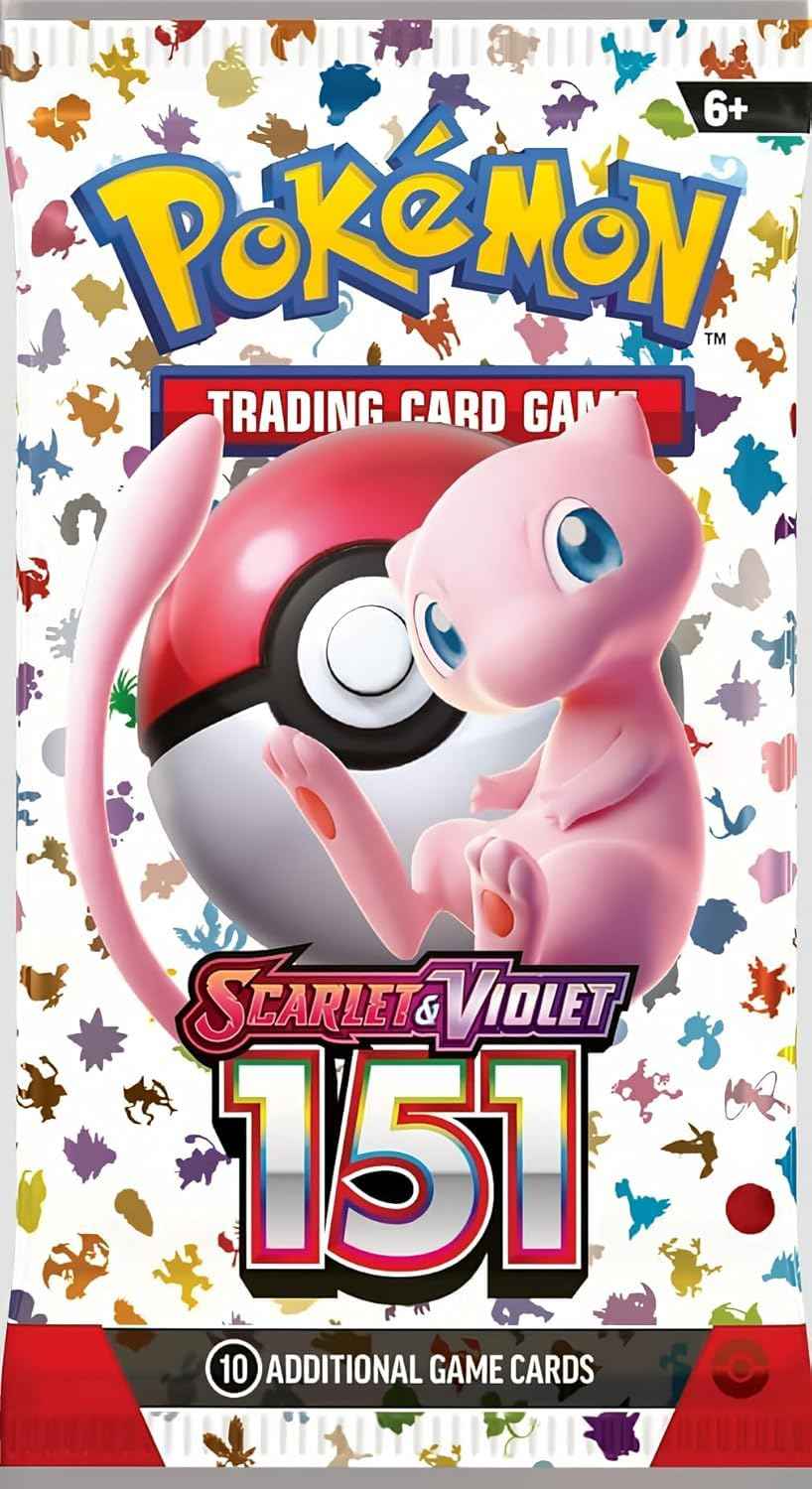 Pokémon Trading Card Game Scarlet & Violet 151 Booster Pack - 10 Additional Cards for Collectors and Players Ungraded Single Card Pack - Tall Grass Grabs
