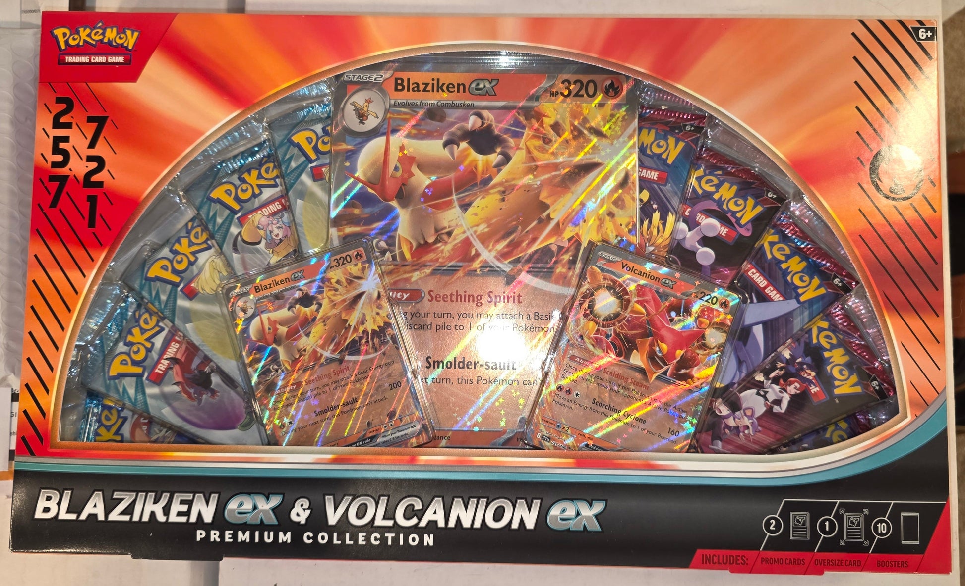 Blaziken ex & Volcanion ex Premium Box - Tall Grass Grabs