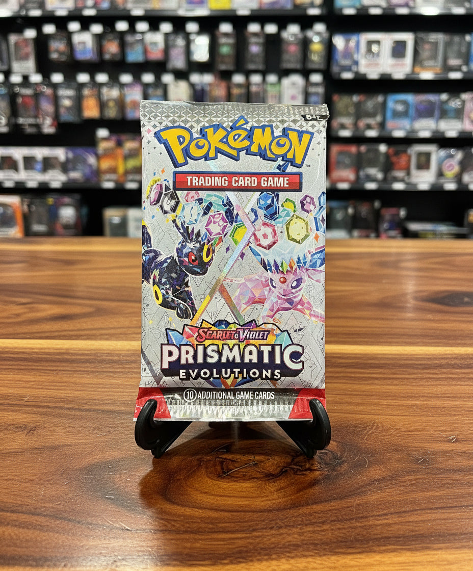 Pokémon TCG - Prismatic Evolutions Loose Booster Pack(s) - Tall Grass Grabs
