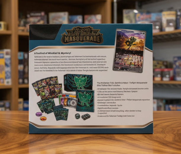 Pokémon Twilight Masquerade Elite Trainer Box Sealed New Unopened Official Trading Card Game TCG - Tall Grass Grabs
