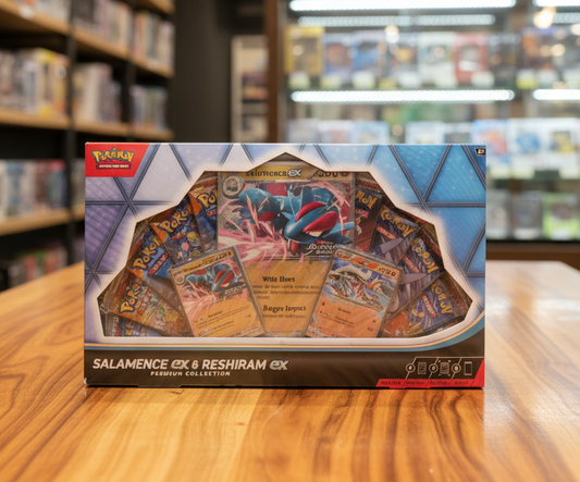 Salamence ex & Reshiram ex Premium Collection - Tall Grass Grabs