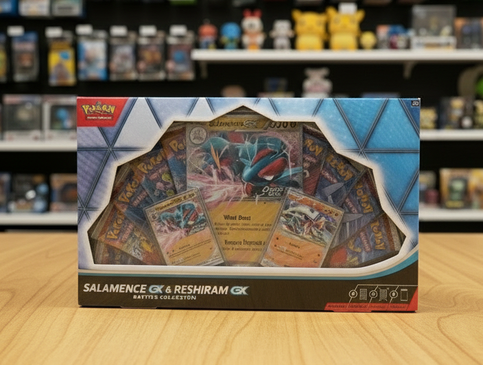 Salamence ex & Reshiram ex Premium Collection - Tall Grass Grabs